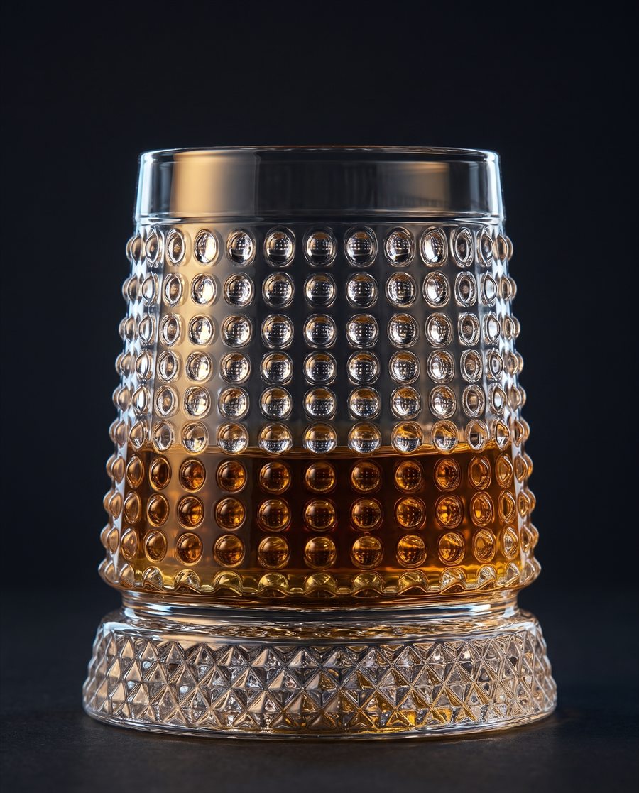 Hobnail cut pattern